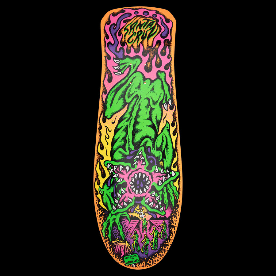 Santa Cruz Stranger Things Salba Demogorgon Skateboard Deck 10.3in x 31.1in