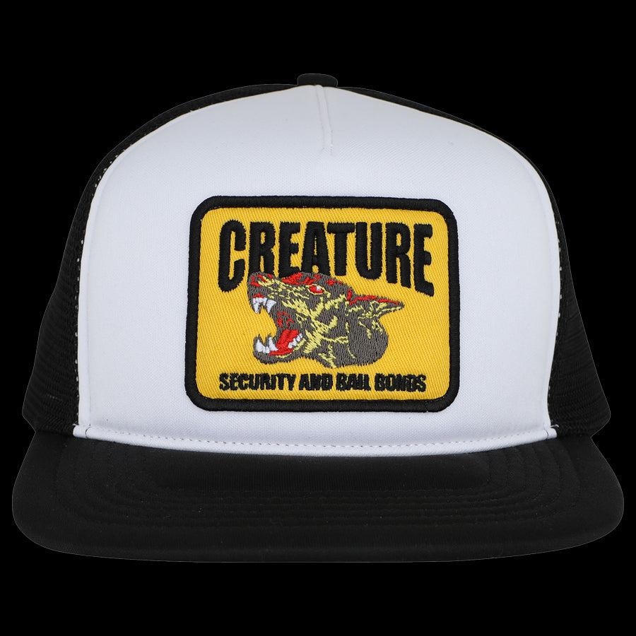 Security Service Snapback Structured Hat Unisex - White