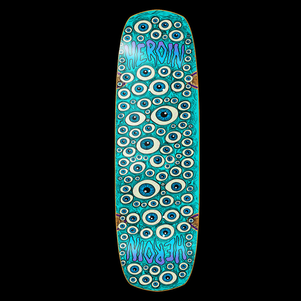 Heroin Skateboards "Seeing Double" Shaped Deck 9.5