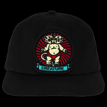 Sideshow Snapback Unstructured Hat Black Unisex