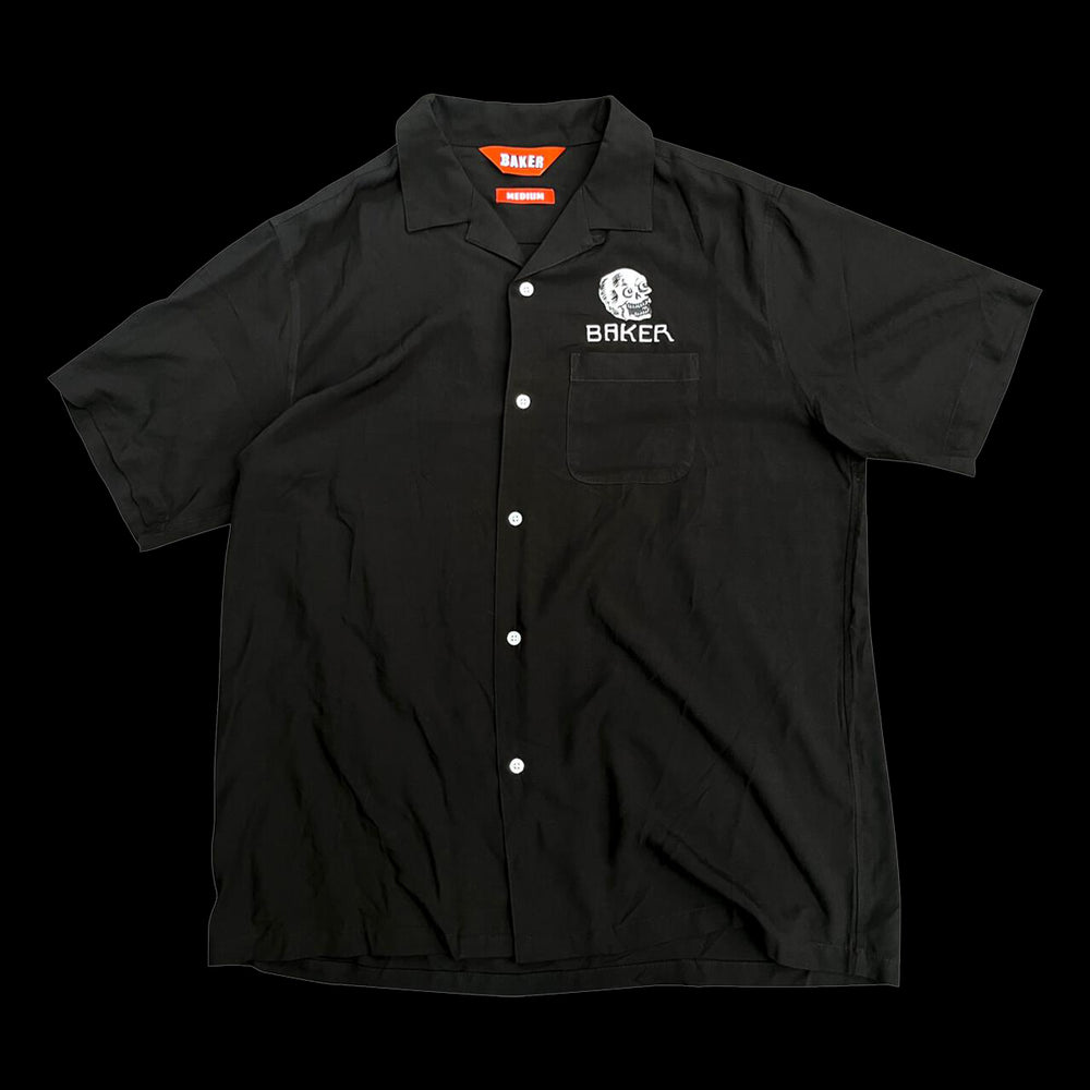 Baker "Skull" Short Sleeve Button Up