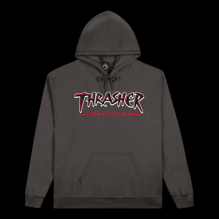 Thrasher "Slash" Hoodie - Charcoal Grey