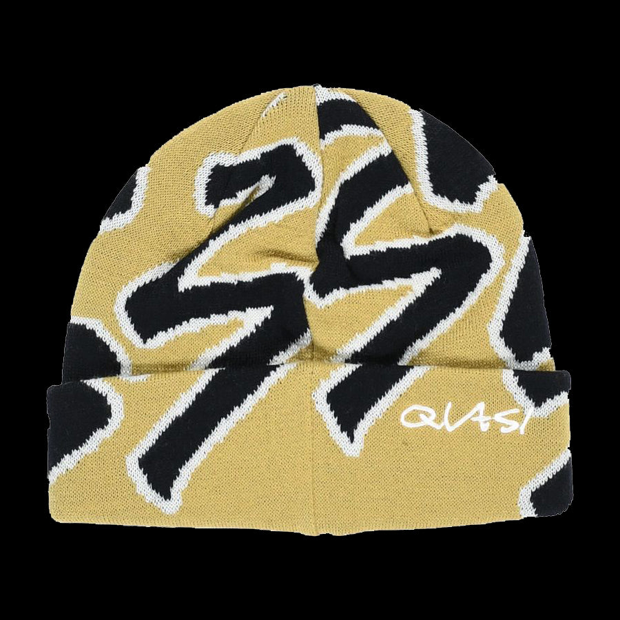 Quasi Slug Beanie - Mustard