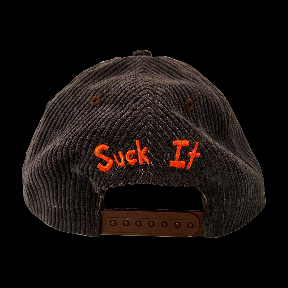 Gnarhunters "Snorkel" Brown Corduroy Snapback Hat