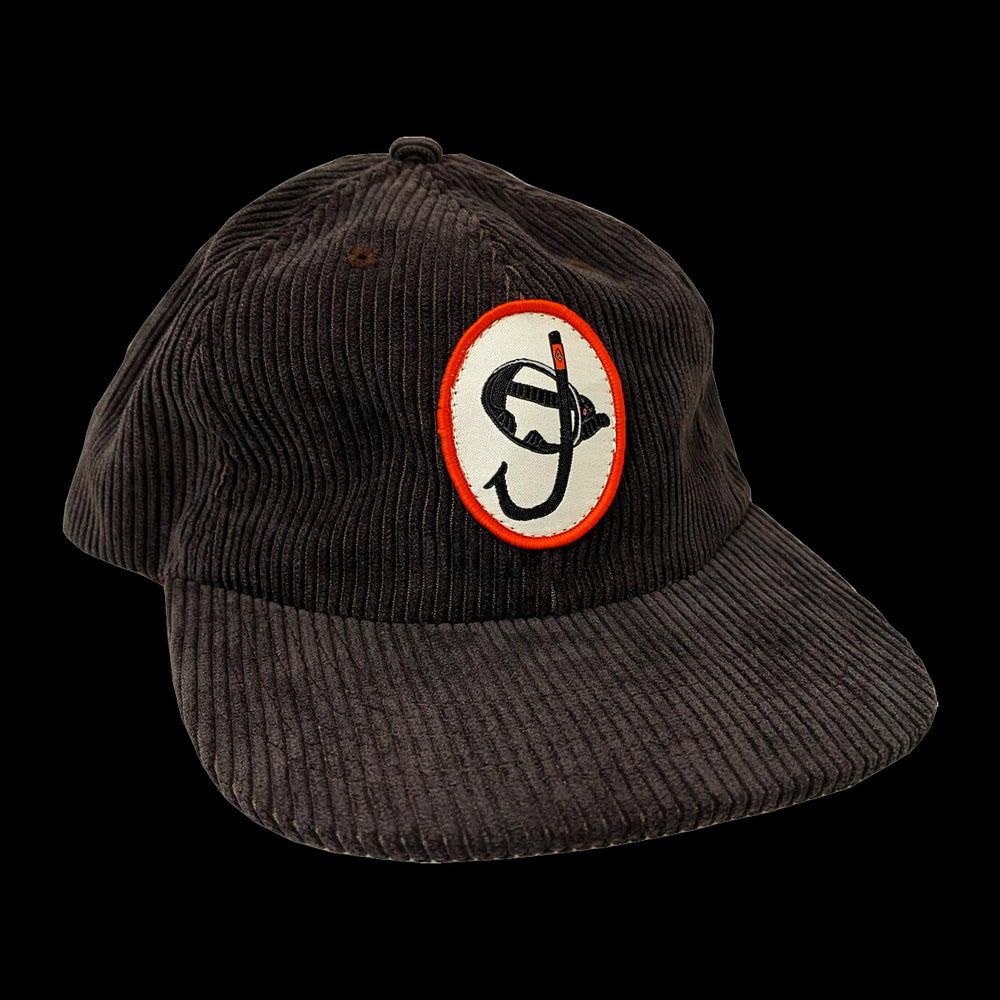Gnarhunters "Snorkel" Brown Corduroy Snapback Hat
