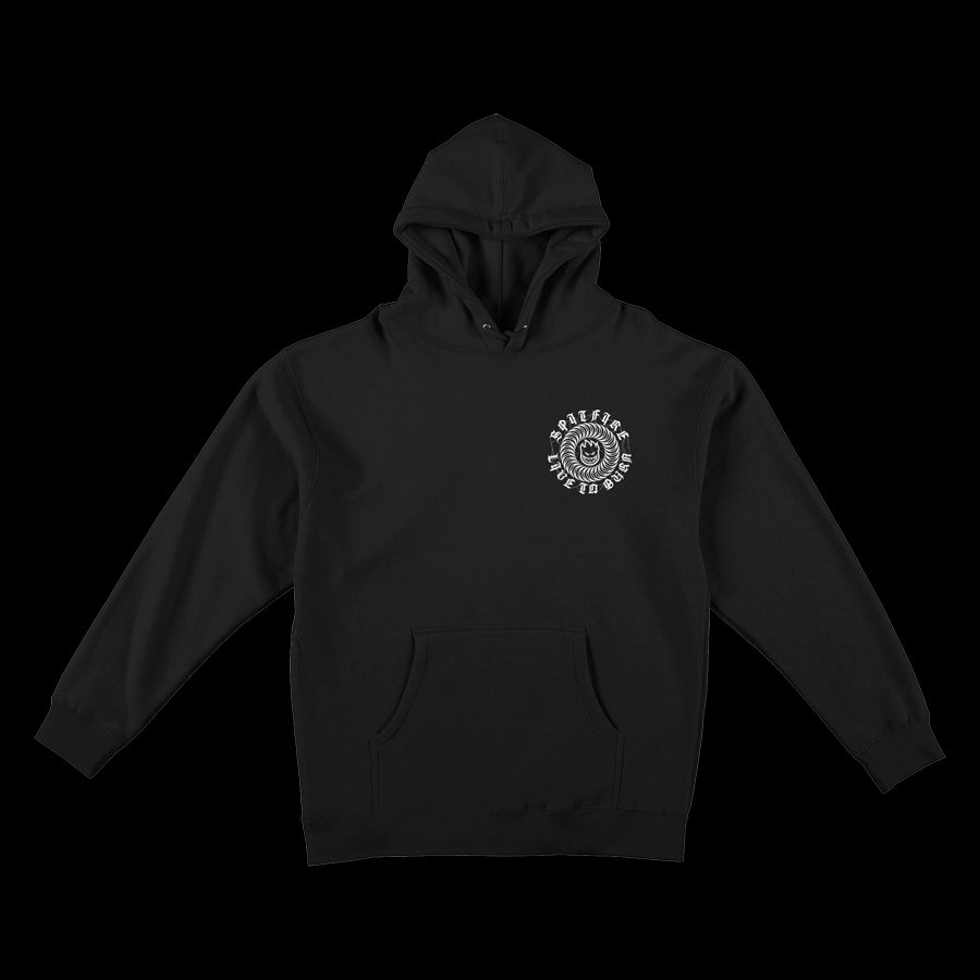 Spitfire Classic Swirl Web Hoodie Black