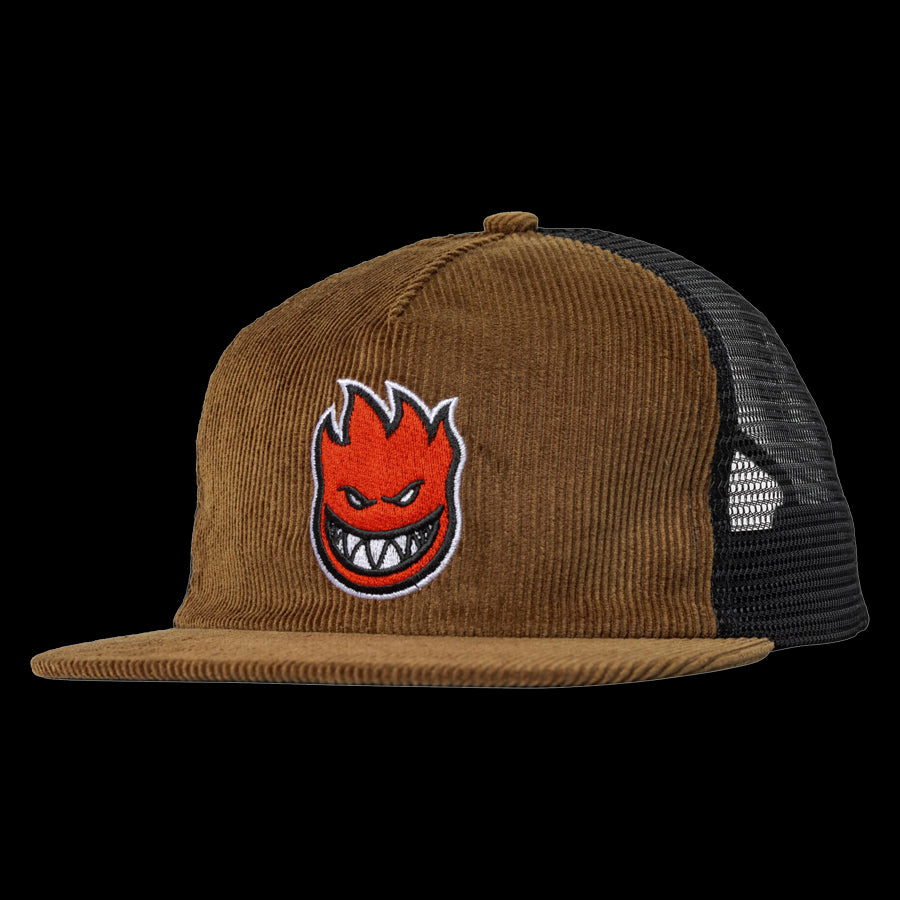 Spitfire Wheels Bighead Fill Snapback Hat - Brown Corduroy