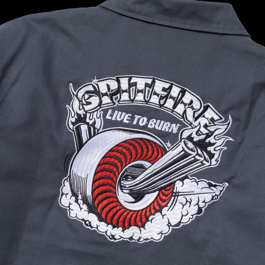 Spitfire Burnout Jacket - Grey
