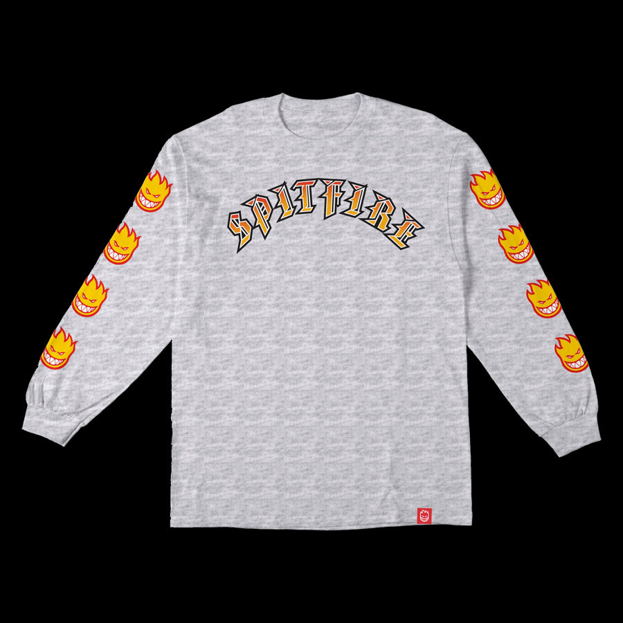 Spitfire "Old E" Bighead Fill Longsleeve - Grey