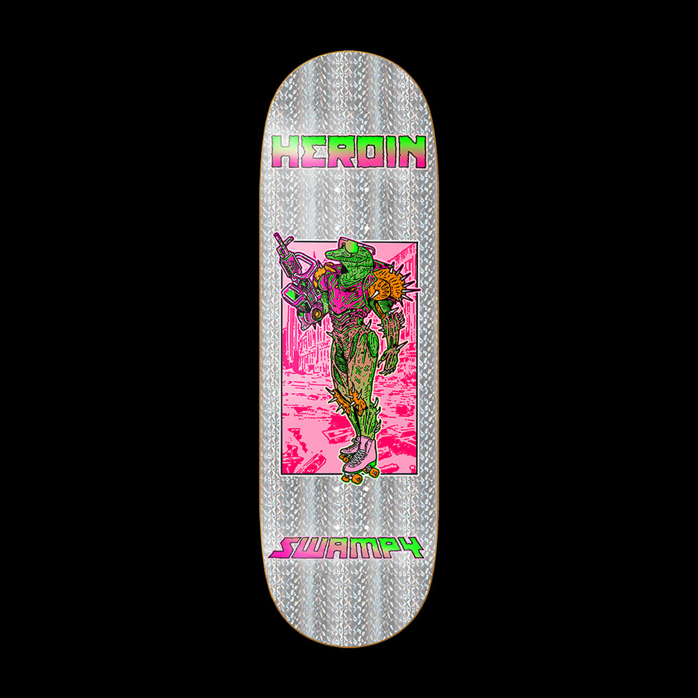 Heroin Skateboards Swampy "Hellscape" Deck 10