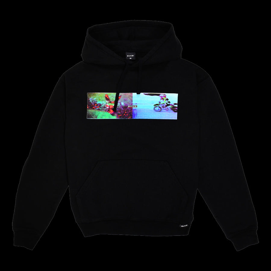 Quasi "Synth" Hoodie - Black