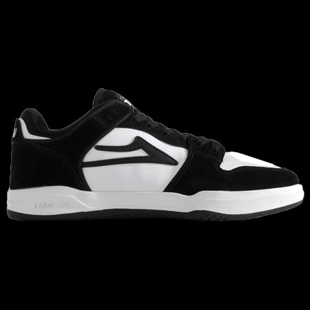 Lakai - Telford Low Black/White Leather Skateboard Shoes