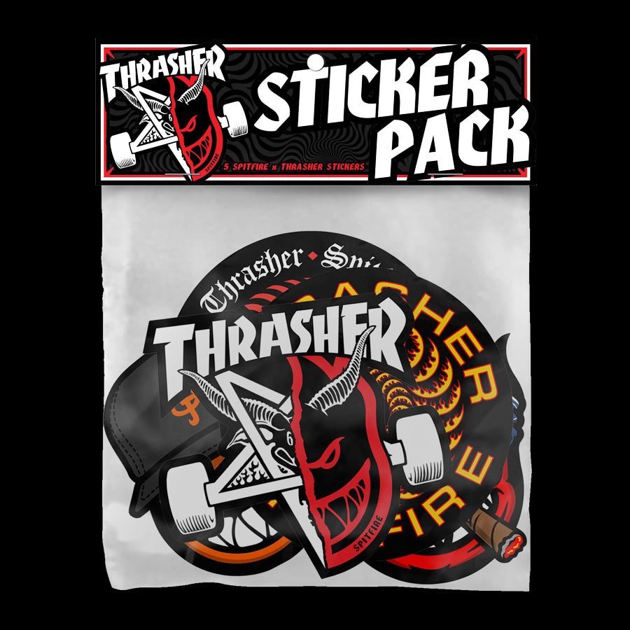 Spitfire X Thrasher Sticker Pack