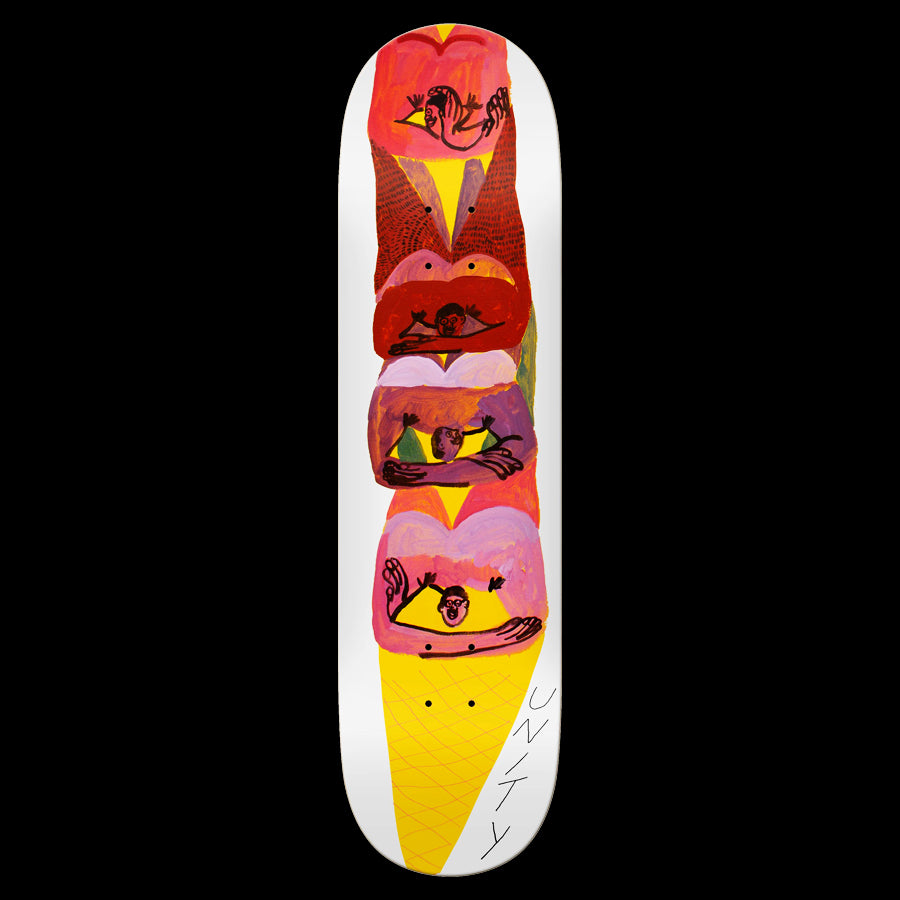 Unity Skateboards "Ice Cream Cone" Deck 8.25