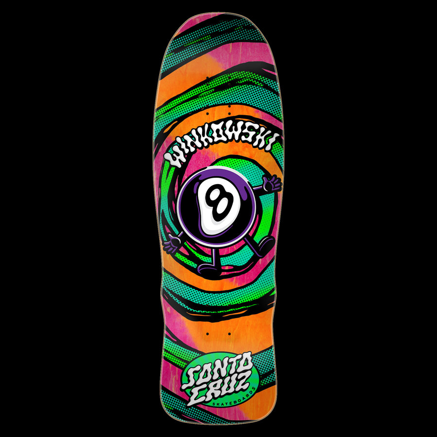 Santa Cruz Winkowski Vertigo Medium Shaped Skateboard Deck 9.5