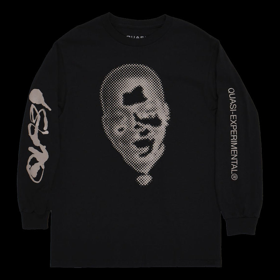Quasi "Wire" Longsleeve Tee - Black