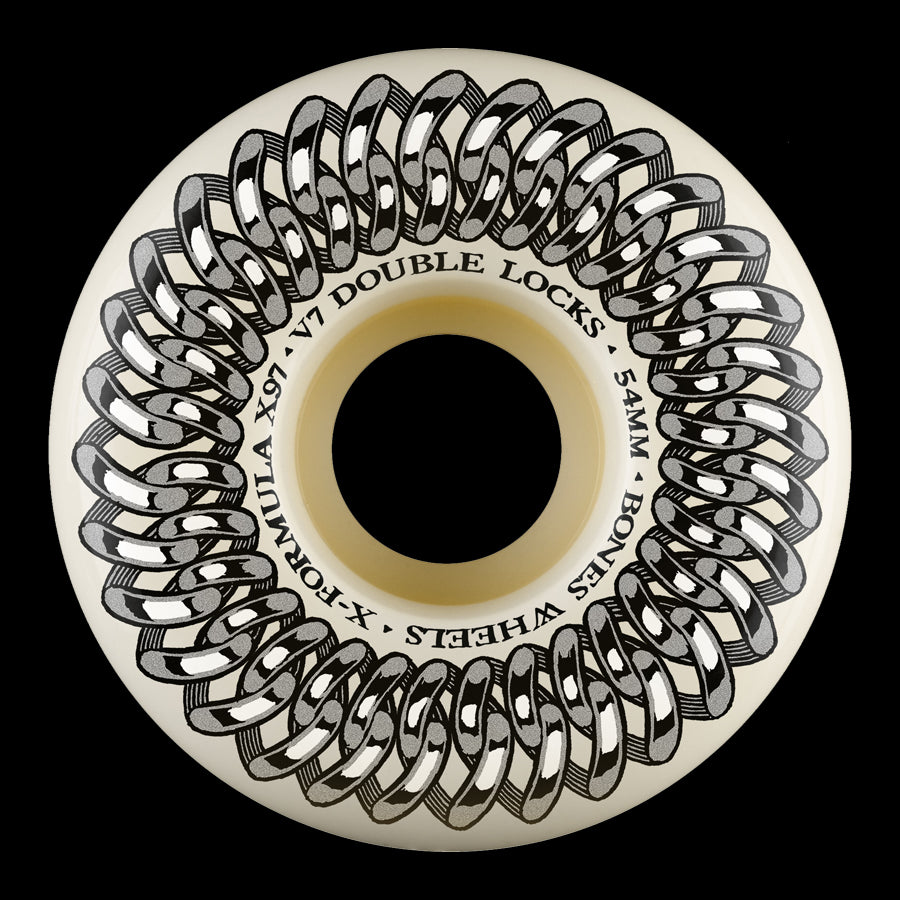 BONES X-Formula Skateboard Wheels Double Lock V7 54mm 97A